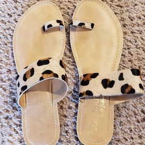 Coconuts by Matisse Leopard Sandal